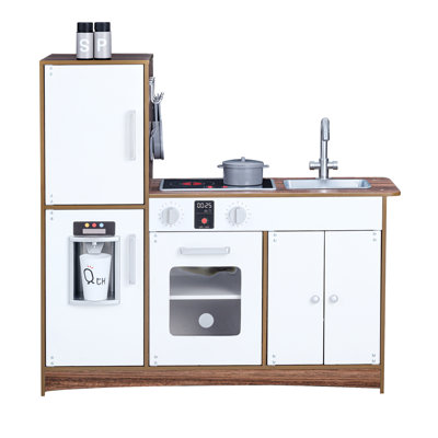 Little Chef Palm Springs Classic Kids Play Kitchen with 6 Accessories