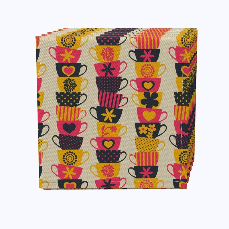 Cotton Twill No Pattern Square Napkin