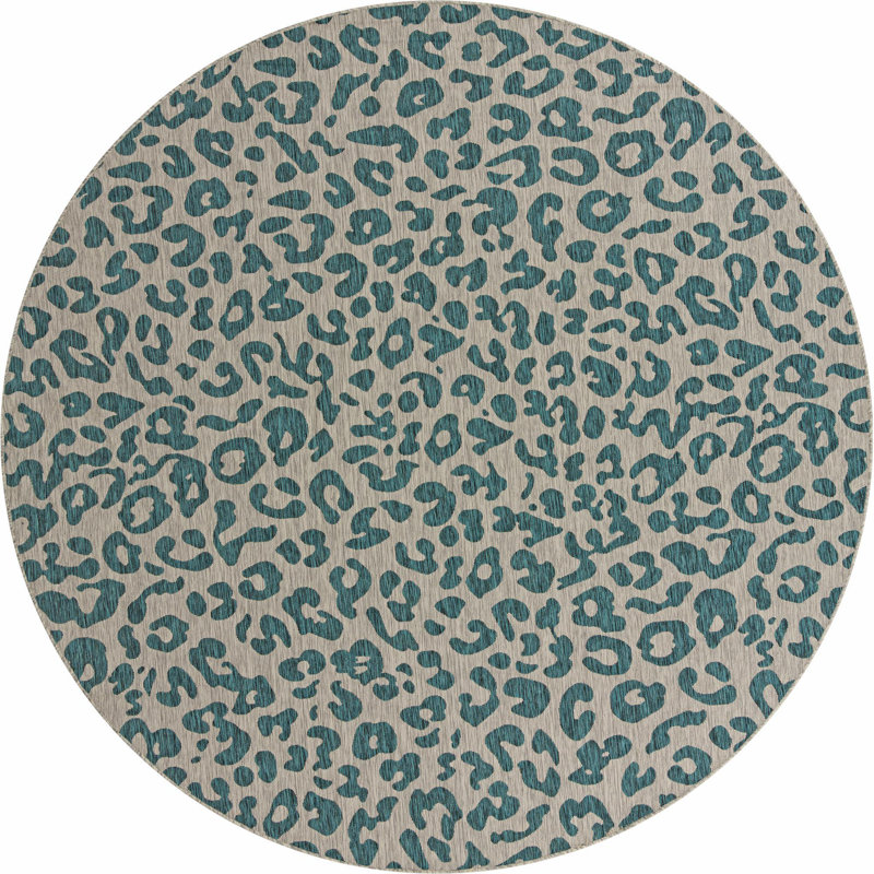 Tapis d'extérieur couleur joyeuse, Rond 10 pi 8 po