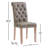 19'' H Tufted Faux Leather Upholstered Side Chair-501365466