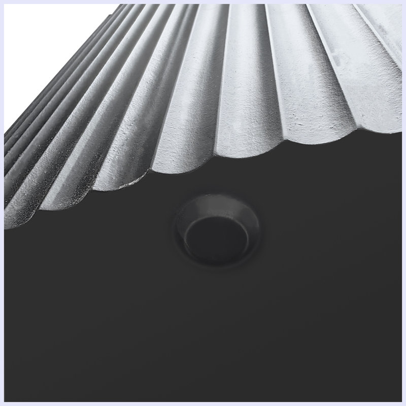 Ensemble de tables basses gigognes Wave, Noir, noir, noir, noir
