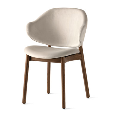Holly Upholstered Armchair with Wooden Frame