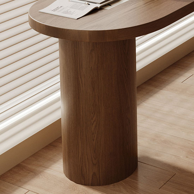 Bureau moderne et simple en bois massif, H 29,53 po x l 62,99 po x P 23,62 po