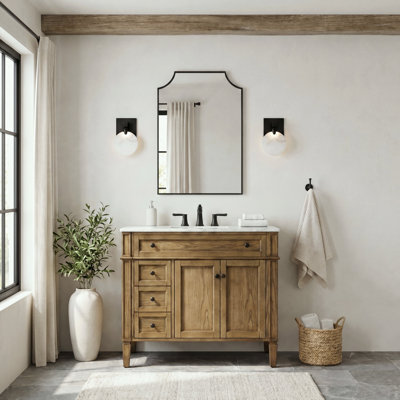 Meuble-lavabo simple 40 po Rivers