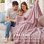 Couvre-lit de Noël 280 g / m² avec jeté en peluche rayé GentleSoft ™ - 90% flanelle, cadeau d'hiver chaud  -104713412-119462343