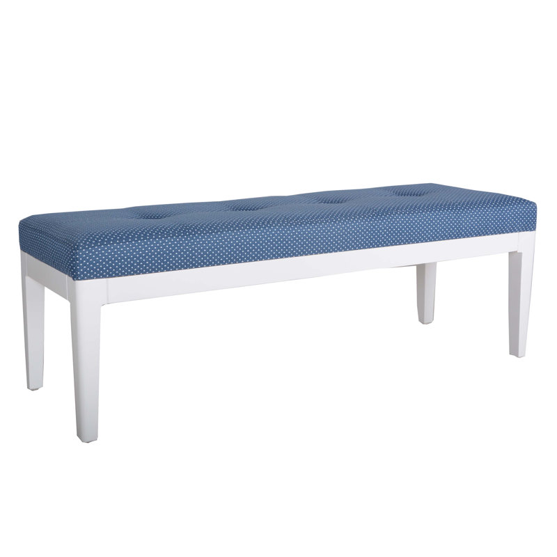 Banc en bois Pari, Bleu
