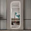 Miroir mural à DEL pleine longueur de forme irrégulière pour vestibule, chambre à coucher, salon