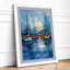 Harbor at Dusk Coastal Framed Print-99528483-99528490