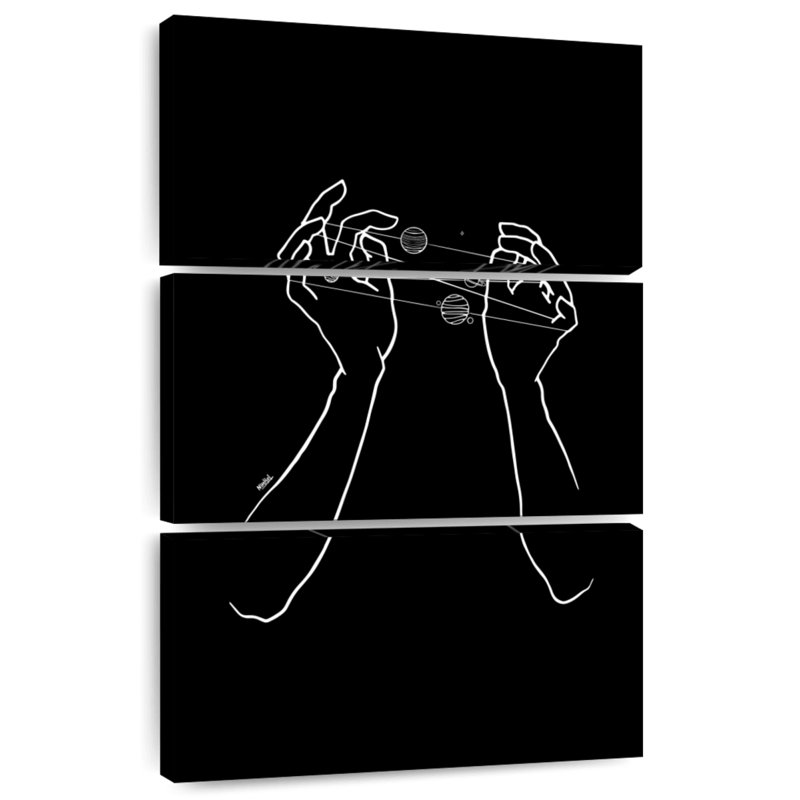 Oberle Hand Galaxy, 32" H x 20" W
