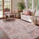 Tapis floral ultra doux et lavable