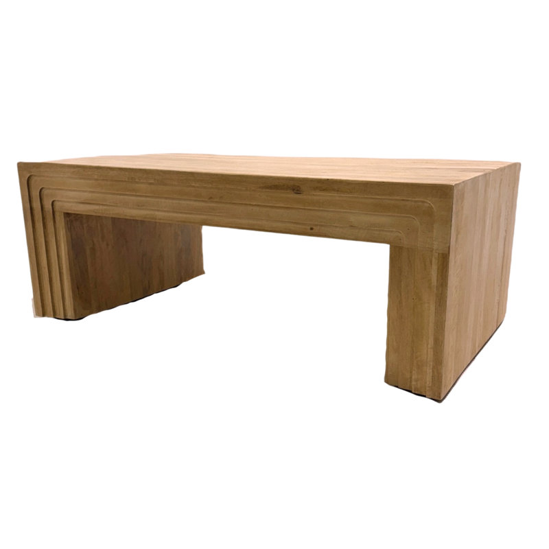 Curve Solid Wood Coffee Table