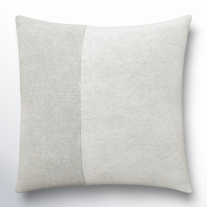 Janesa Cotton Reversible Throw Pillow, 22" x 22", Pillow Cover Only - No Insert