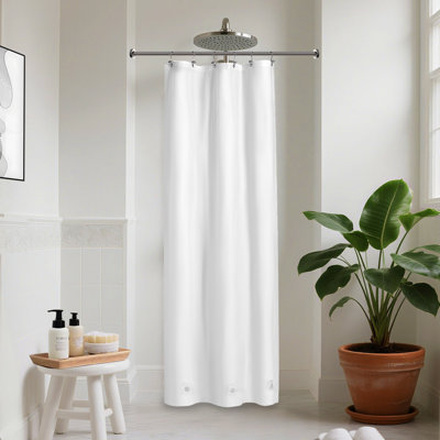 8G PEVA Solid Color Single Waterproof Shower Curtain Liner