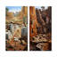Amérindien, ruines anciennes en Amérique - ensemble de salon mural 2 ruines-1868540432-1868540434