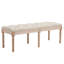 Banc revêtu de lin 47,2 po Linwynn