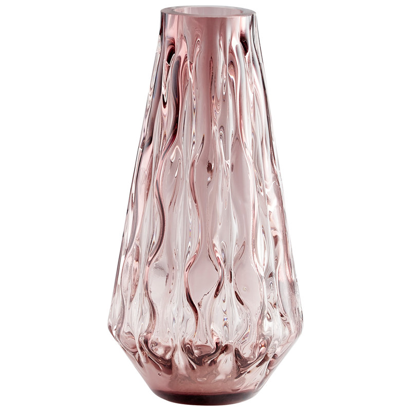 Geneva Glass Table Vase, 13.5" H x 7" W x 7" D