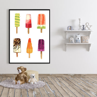 Iced Lollipop Print On Canvas