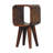 16" Chestnut Solid Wood Square Nightstand