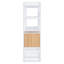  Open-Style Wardrobe with Hanging Rails, Shelves, Drawers, and Modern Bedroom Storage Solution, White