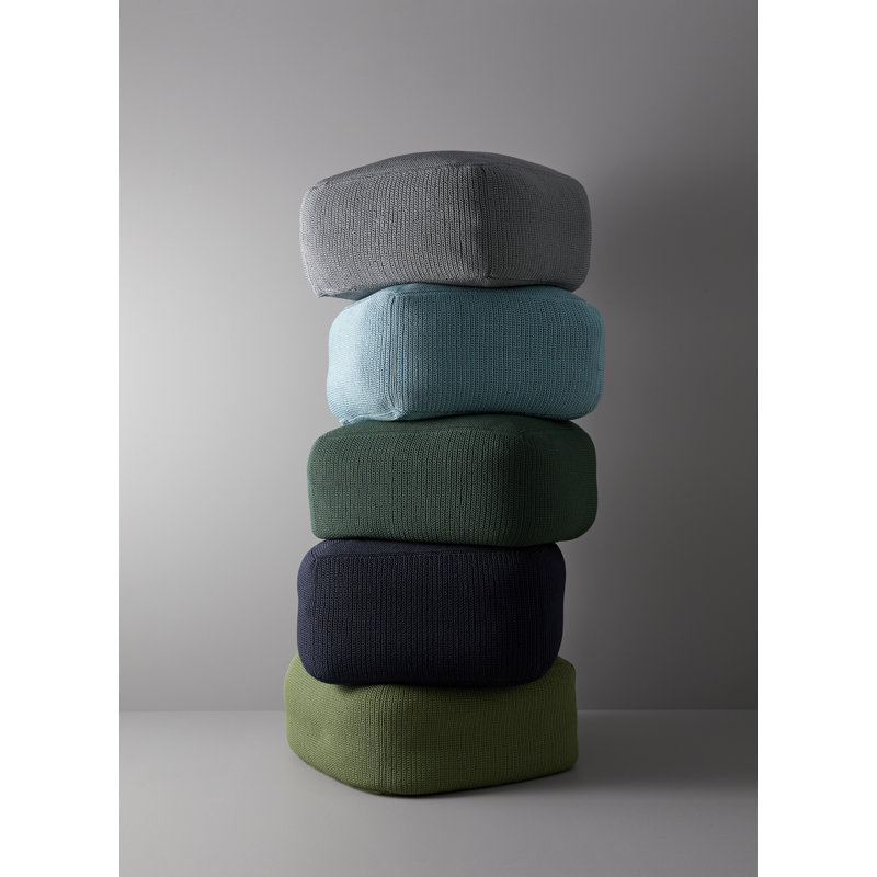Divine Outdoor Pouf, Turquoise