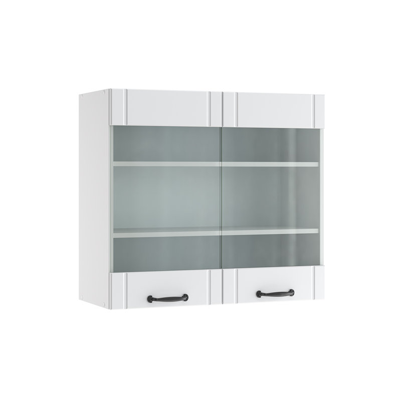 Kaiylee 80 cm W Display Cabinet, White