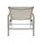 1PC Patio Rust Resistant Aluminum Frame Chaise Lounge With Mesh Seat & Armrest-250116631
