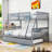 Kelyn Convertible Twin Over Full Wood Bunk Bed With Twin Trundle-1192213733