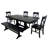 Amarapal 7 - Person Trestle Dining Set-1196658261