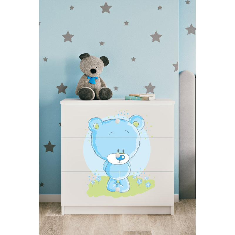 Cicero Kids 3 - Drawer Chest, White