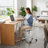 Modern Clear 360° Swivel Office Chair with Height Adjustable-2102782698