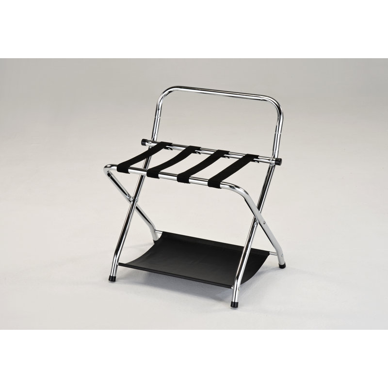 Porte-bagages pliable avec tablette de rangement