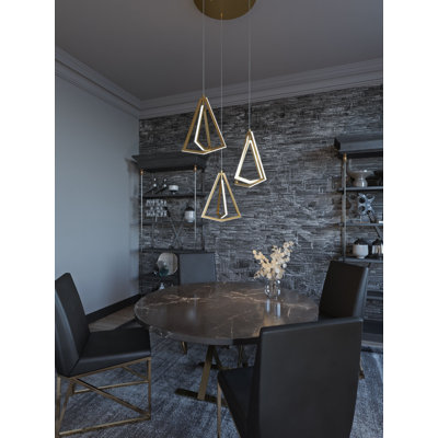 3 - Light LED Cluster Pendant