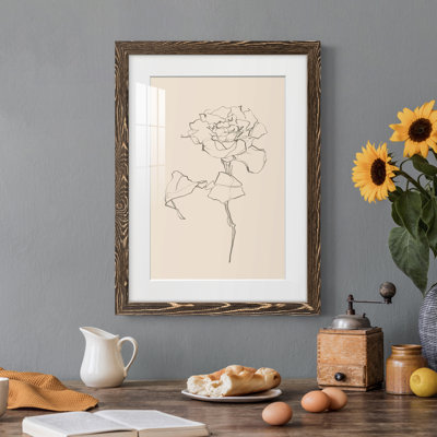 " Floral Contour Study I "