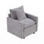 Fauteuil de lecture en tissu Chenille-1923209533