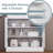 72" Pantry with Door Shelves