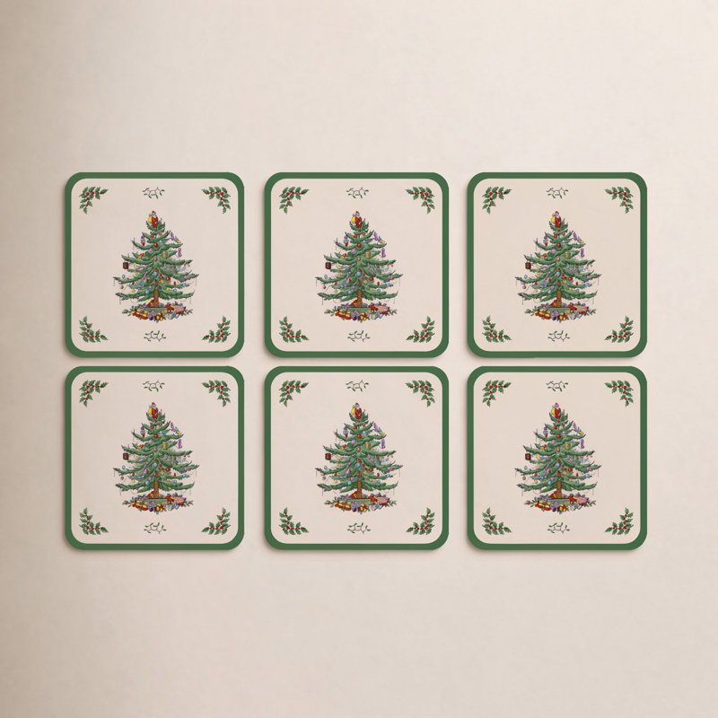 Sous-verres Pimpernel 4 po x 4 po