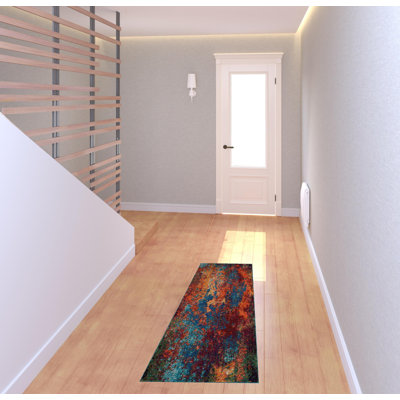 Tapis de couloir antidérapant 2 pi x 6 pi Atlantic