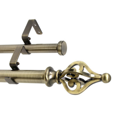 Tringle à rideaux double Mullane