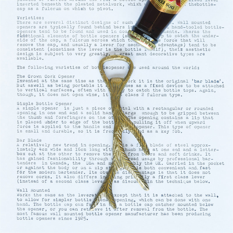 Reggie Brass Bottle Opener