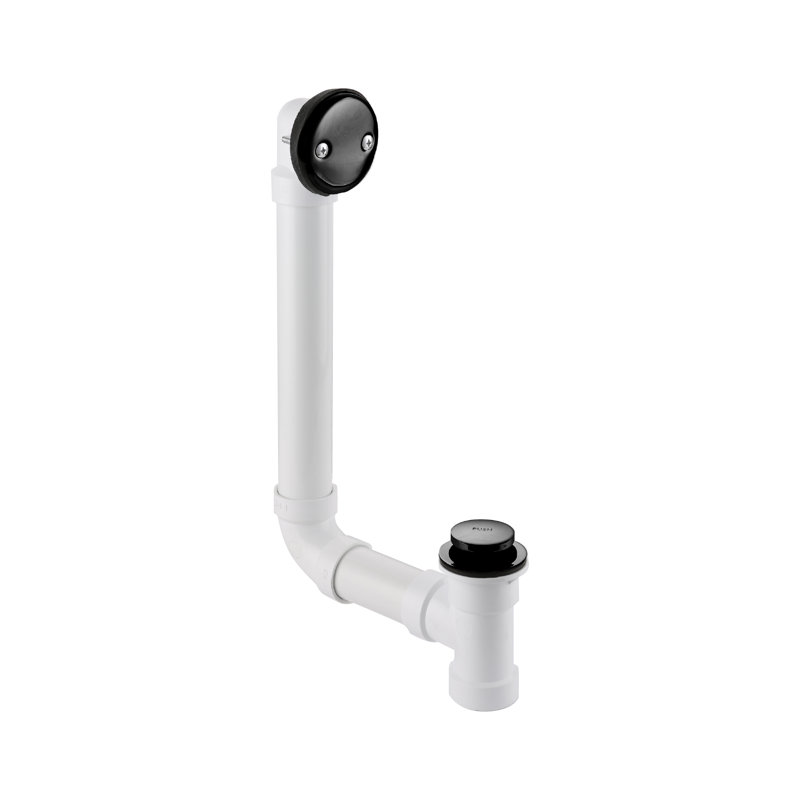 Ensemble de douche / baignoire 6 pièces avec porte et accessoires 60 po x 36 po x 92 po Transolor, blanc / noir mat, Oui