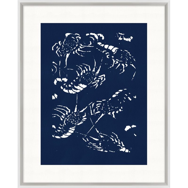 Indigo Template Coastal Motif 9 Print
