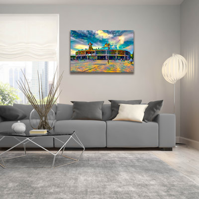  'Mexico City Basilica De Guadalupe' by Pedro Gavidia Acrylic Glass Wall Art, 36" x 24"