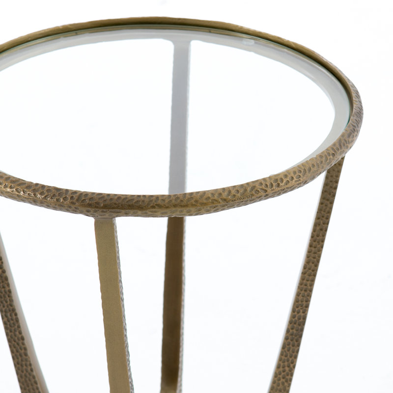 Creighton Glass End Table