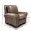 Fauteuil inclinable standard standard en cuir véritable Valencia-682839664