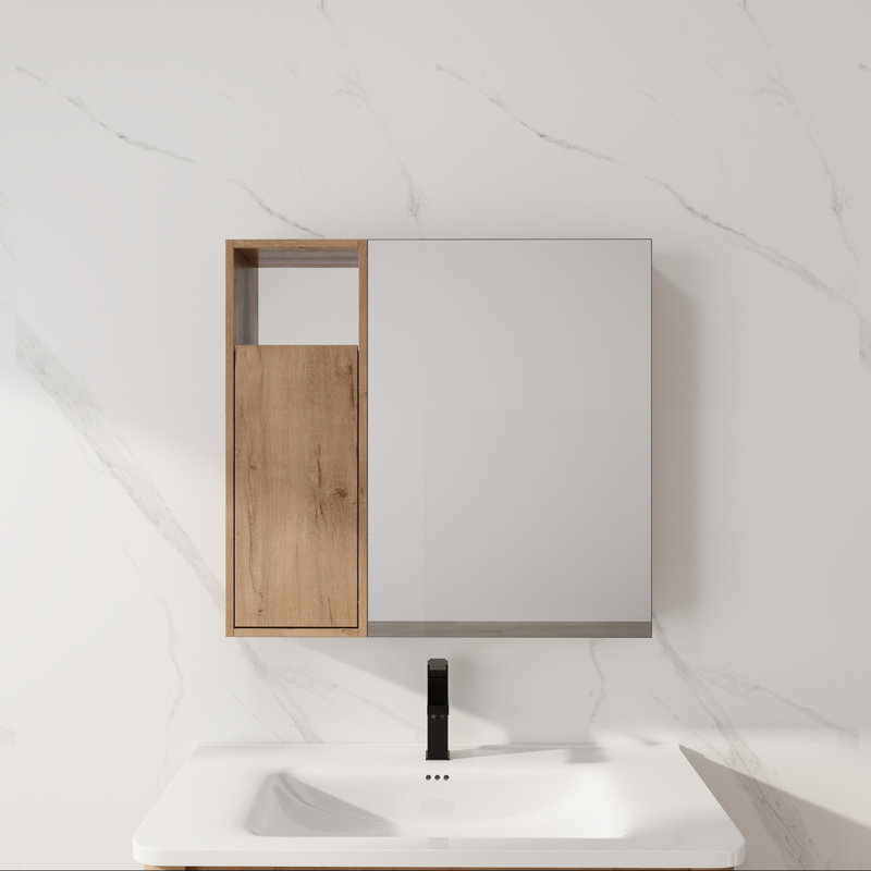 Bathroom Mirror Cabinet with Storage