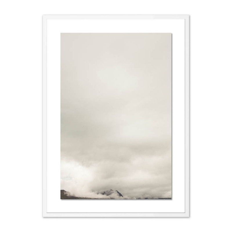 Clouds 11 Print by Riley Ryan, White, 40" H x 29" W x 2.5" D