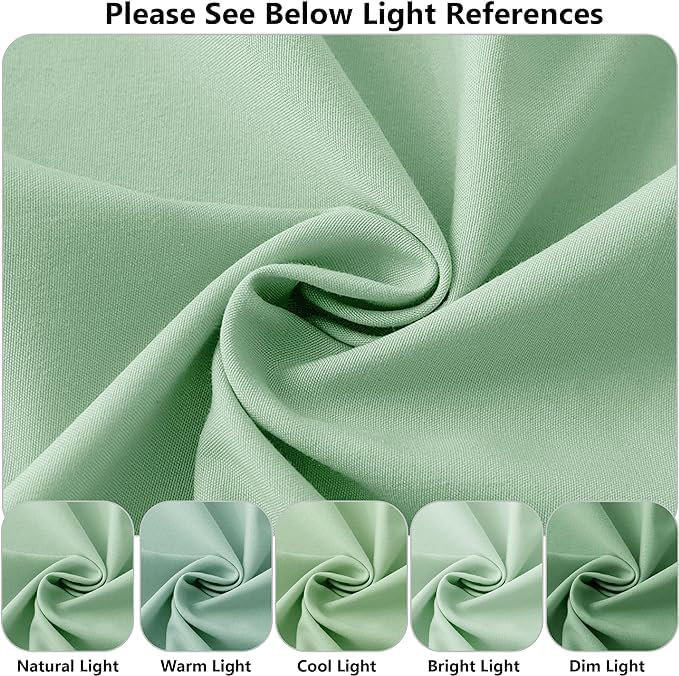 Ranarda Cotton Blend Percale Flat Sheet, Super King (6'), Mid Green