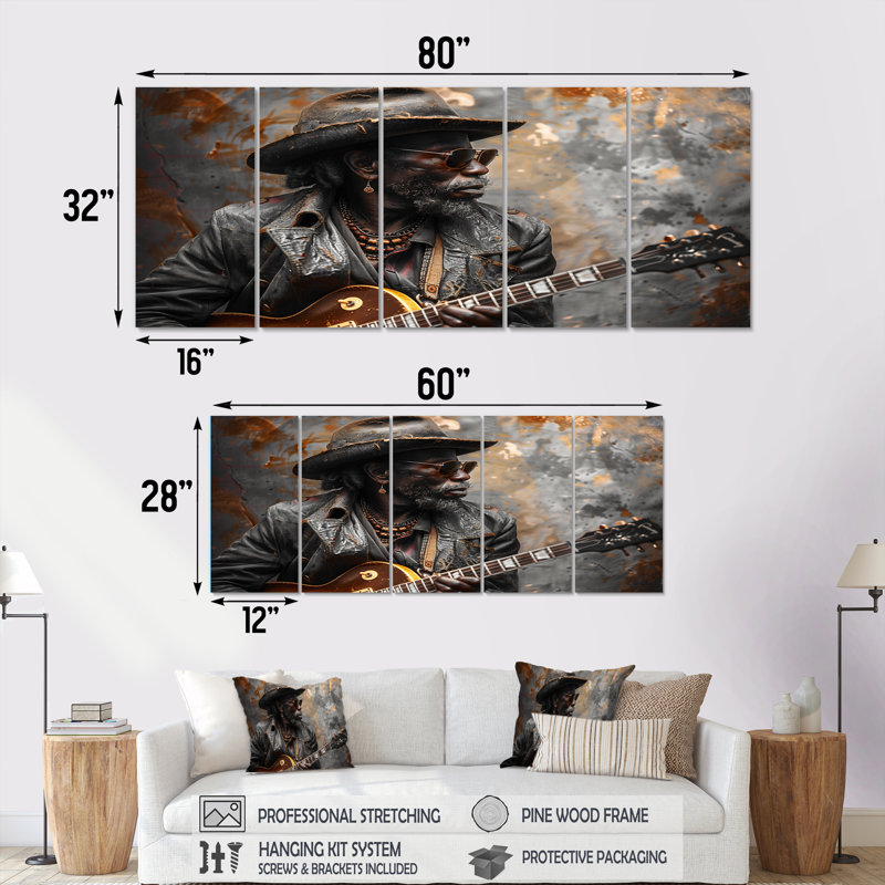 Ensemble de salon gris et gris, H 32 po x l 80 po