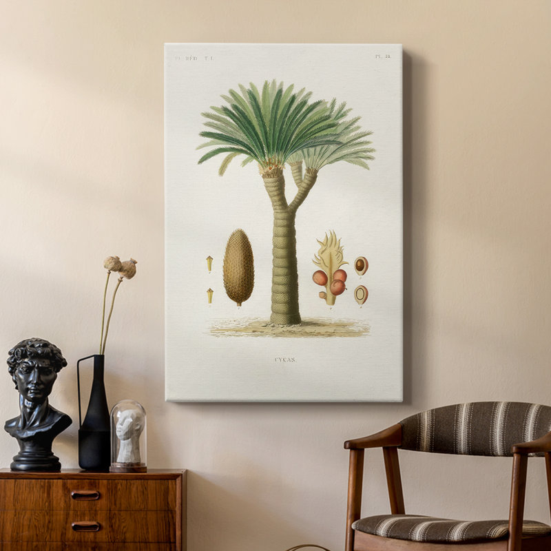 Arbre antique avec fruit et galerie Cavas sur mesure, H 27 po x l 18 po