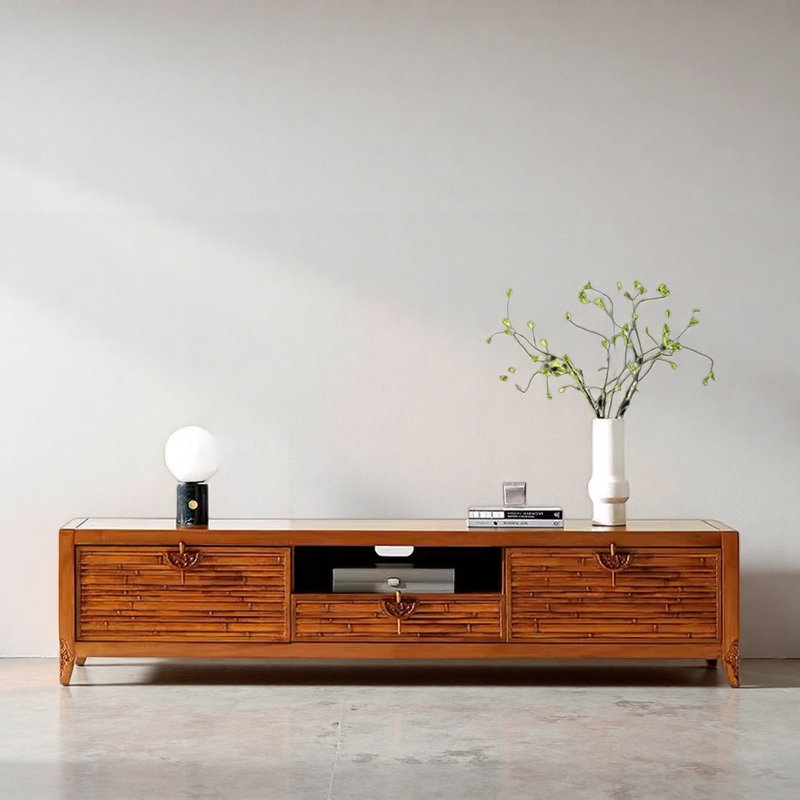 Meuble télé minimaliste brun